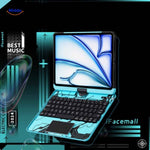 rotapad Tastaturhülle elektronisches Karneval 2024 blau iPad Tastatur www.middo.nl