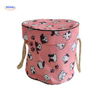 rosa Hunden-Muster Legotote