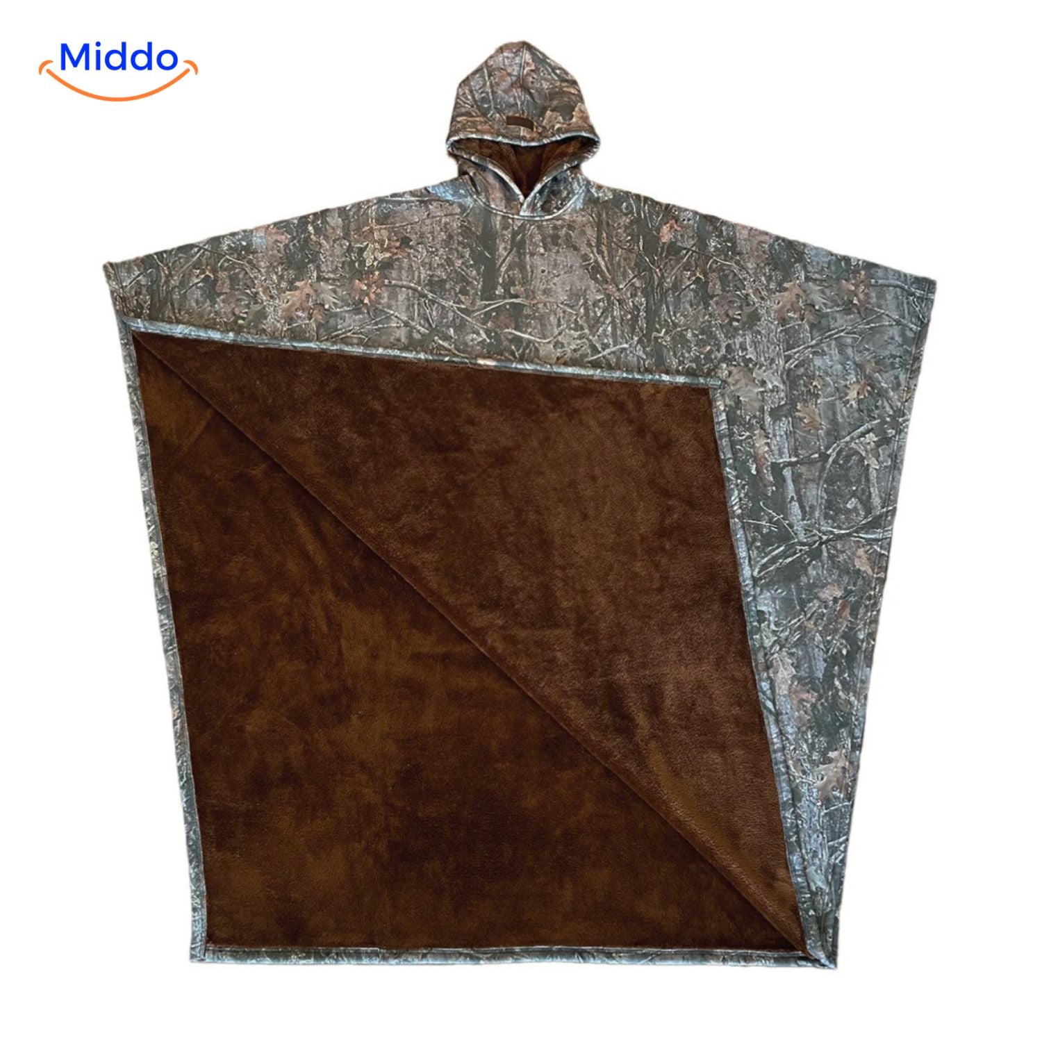 shadowhood cape sandfarbener superweicher Polarfleece middo.nl