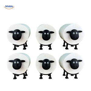 sheeproll Halterset von 6 Schaf WC-Rollenhaltern lustig und praktisch www.middo.de