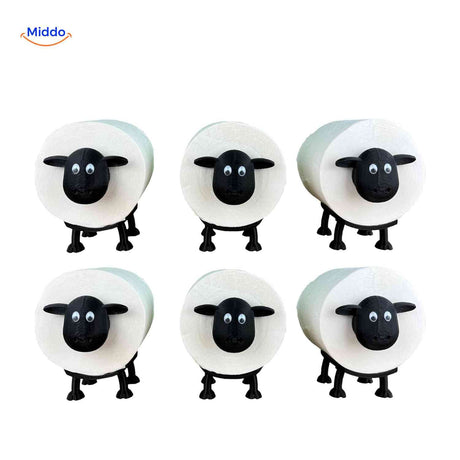 sheeproll Halterset von 6 Schaf WC-Rollenhaltern lustig und praktisch www.middo.de