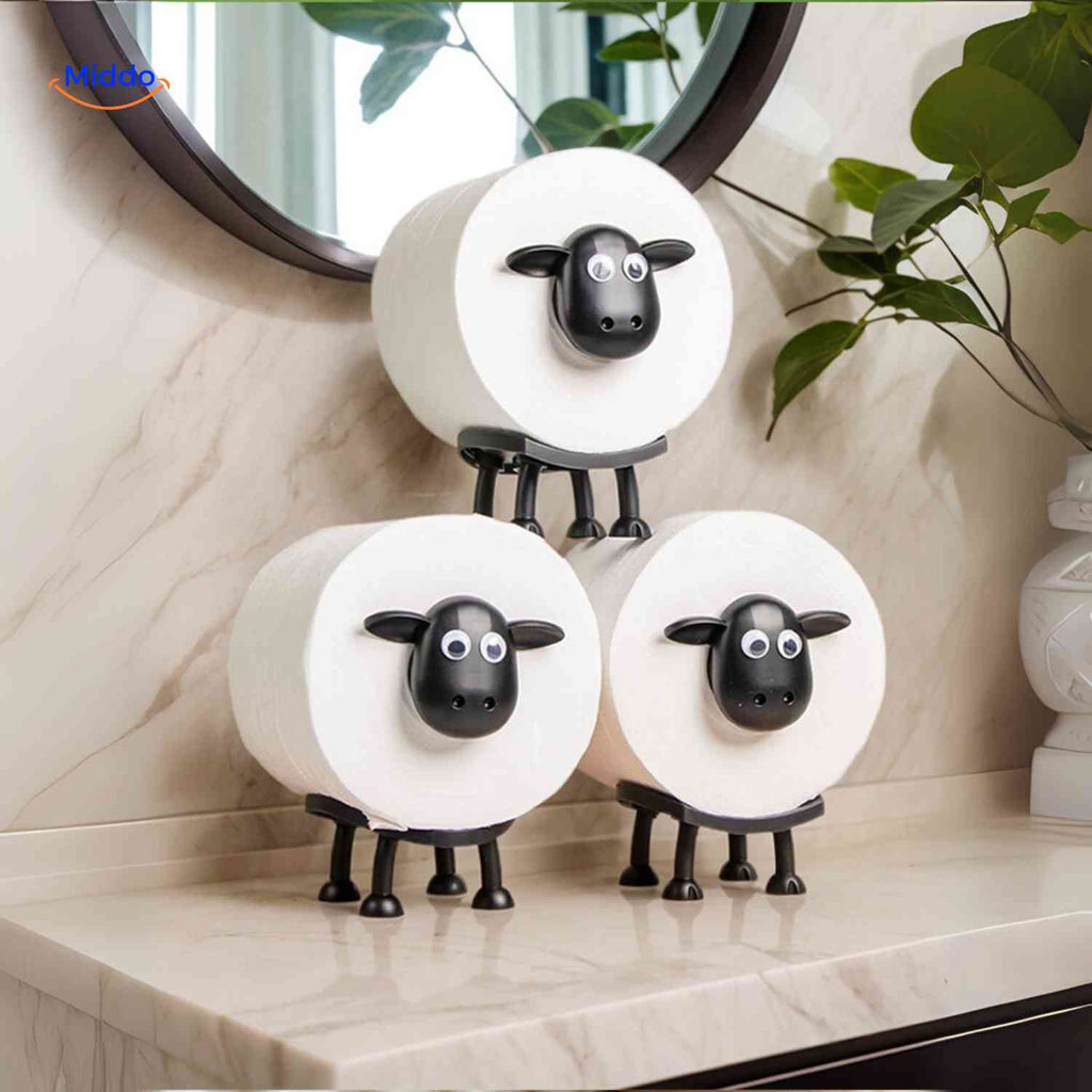 sheeproll Halter WC-Rollenhalter in Schaf-Form dekoratives Badezimmeraccessoire www.middo.de