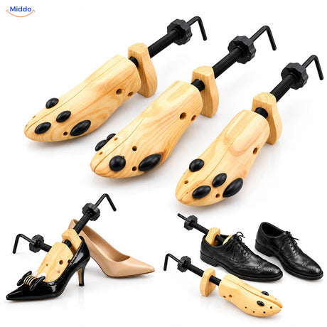 Schuhdehner aus Holz für Pumps und Schnürschuhe.