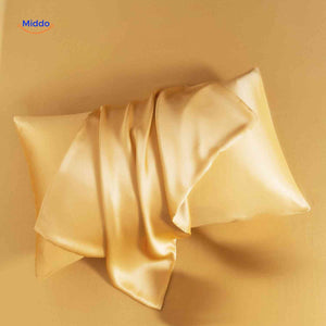 Silkora Kissenbezug Gold Satin, sanfter Haarschutz