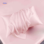 Silkora Kissenbezug in Hellrosa – Satin Kissenbezug von www.middo.de