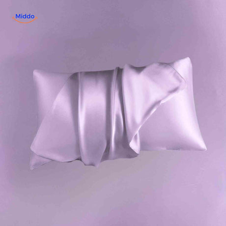 Silkora Kissenbezug Lila Satin Kissenbezug - www.middo.de