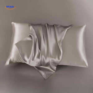 Silkora Kissenbezug olivgrün Satin - www.middo.de