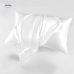 Silkora Kissenbezug in Weiß aus Satin – www.middo.de