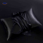 Silkora Kissenbezug Schwarz Satin – Kissenbezug von www.middo.de