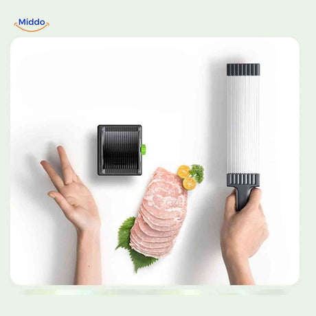 slicora Fleischschneider Set kompakter Fleisch Schneider mit Griff