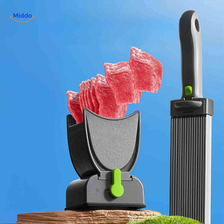 slicora Fleischschneider Dünne Fleischescheiben Schneider mit Griff www.middo.de