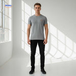 Smileywave T-Shirt in Grau – Leger und Basic für Herren | www.middo.de