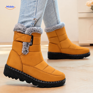 Snowboots – Ockergelb