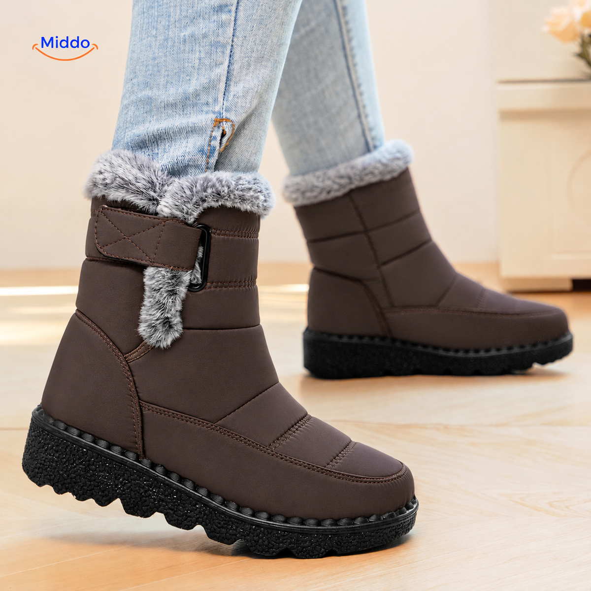 Snowboots – Braun