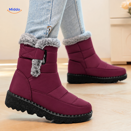 Snowboots – Purpurrot