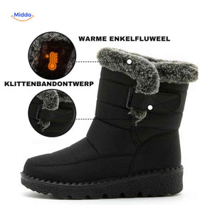 SnowLuxe Boots Klettverschluss-Design wasserdichte Winterstiefel
