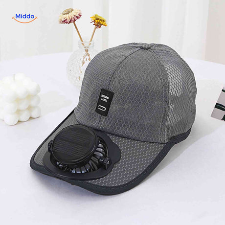solarix cap graue sonnenventilator cap produktfoto www.middo.de