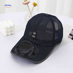 solarix cap schwarze kühlende cap mit sonnenventilator www.middo.de