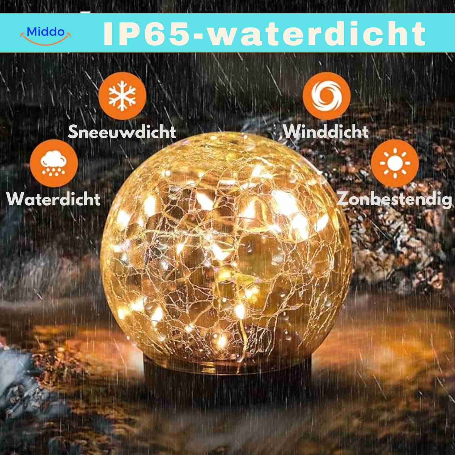 solvion lampe ip65 wasserdichte solarleuchte mit wetterschutz www.middo.nl