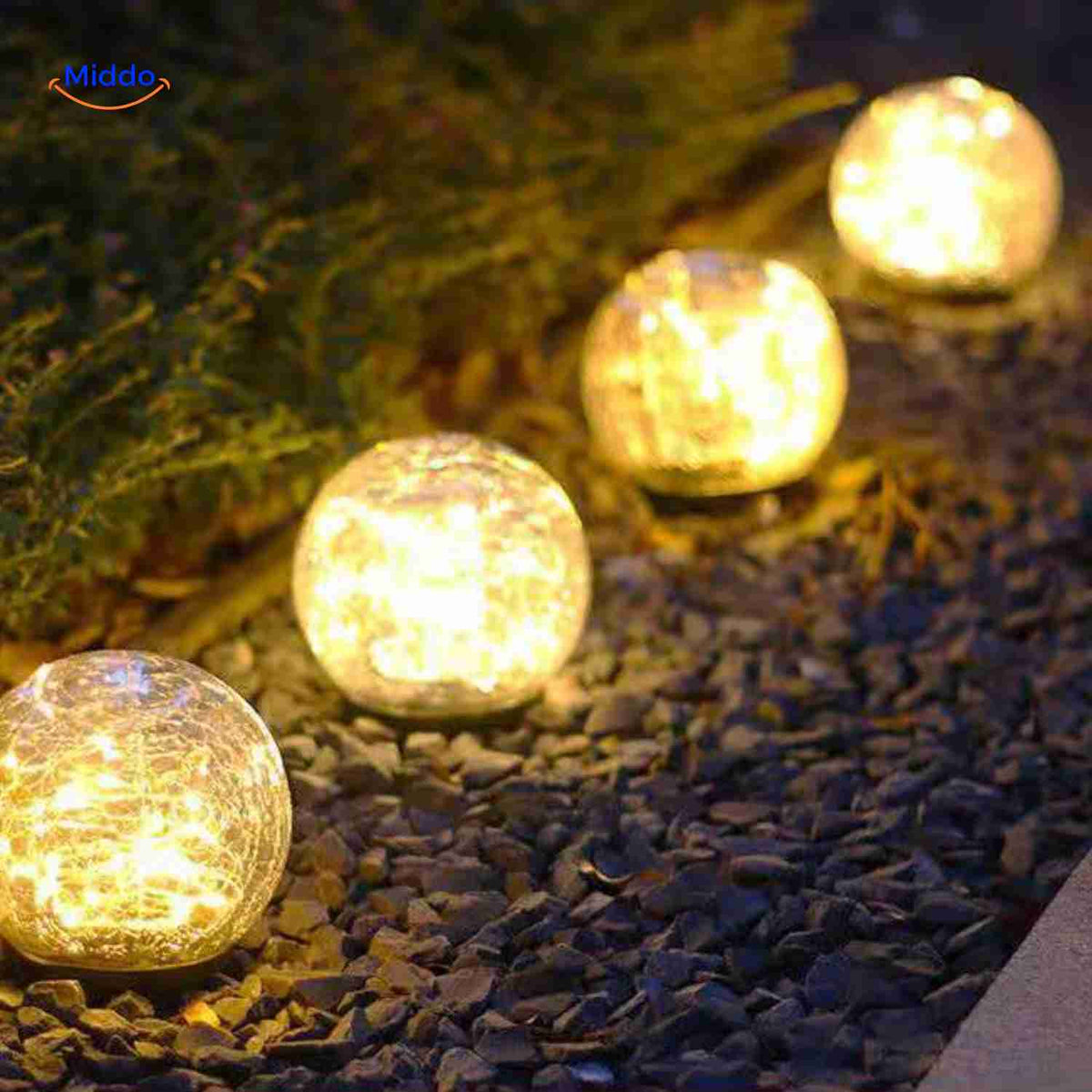 solvion lampe stimmungsvolle gartenbeleuchtung auf kiesweg