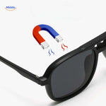 solvizo Sonnenbrille mit magnetischer Befestigung für Clip-On-Gläser www.middo.de