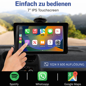 Spare über 100 € bei CarPlay™ & Android Auto | Rüste dein Auto in 2 Minuten auf | Keine Installation notwendig!