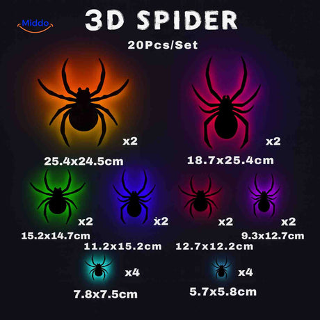 **Spooky Light Lampe - 3D-Dreh-LED - 20er Set - Halloween Dekoration** Entdecken Sie unser 20-teiliges Set mit 3D-Dreh-LED-Spooklight-Lampen – die perfekte Dekoration für Halloween! Holen Sie sich die gruselige Atmosphäre direkt nach Hause. Bestellen Sie jetzt und lassen Sie Ihre Halloween-Feier zum unvergesslichen Erlebnis werden!