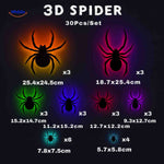 Spooklight Lampe 3D-Spinning LED - 30 Stück Set Halloween Dekoration - www.middo.de