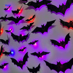 Spooky Light Lampe 3D Fledermaus LED Halloween Dekoration – www.middo.de
