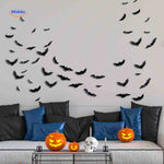 Spooky Light Lampe für Halloween – Wanddekoration mit Fledermäusen und LED – www.middo.de