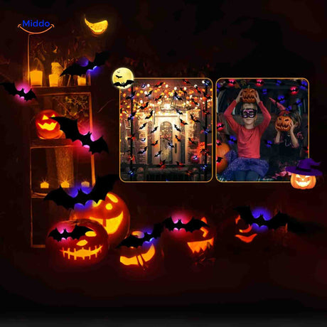 SpookLight Lampe Halloween-Fest Fledermaus LED Dekoration