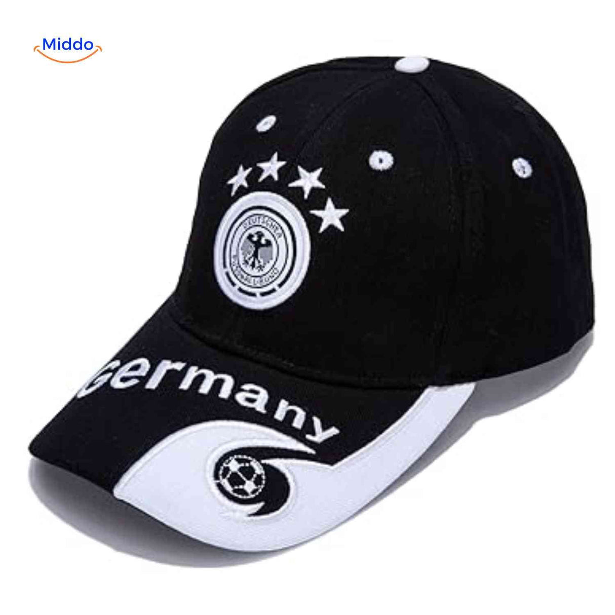 Sportiva Cap Deutschland Fußball-Cap Emblem www.middo.de