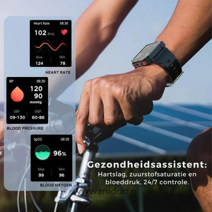 Gesundheitsfunktionen der unverwüstlichen Smartwatch mit Herzfrequenzmesser