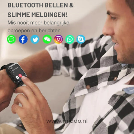Bluetooth-Anrufe und intelligente Benachrichtigungen auf einer unverwüstlichen Smartwatch