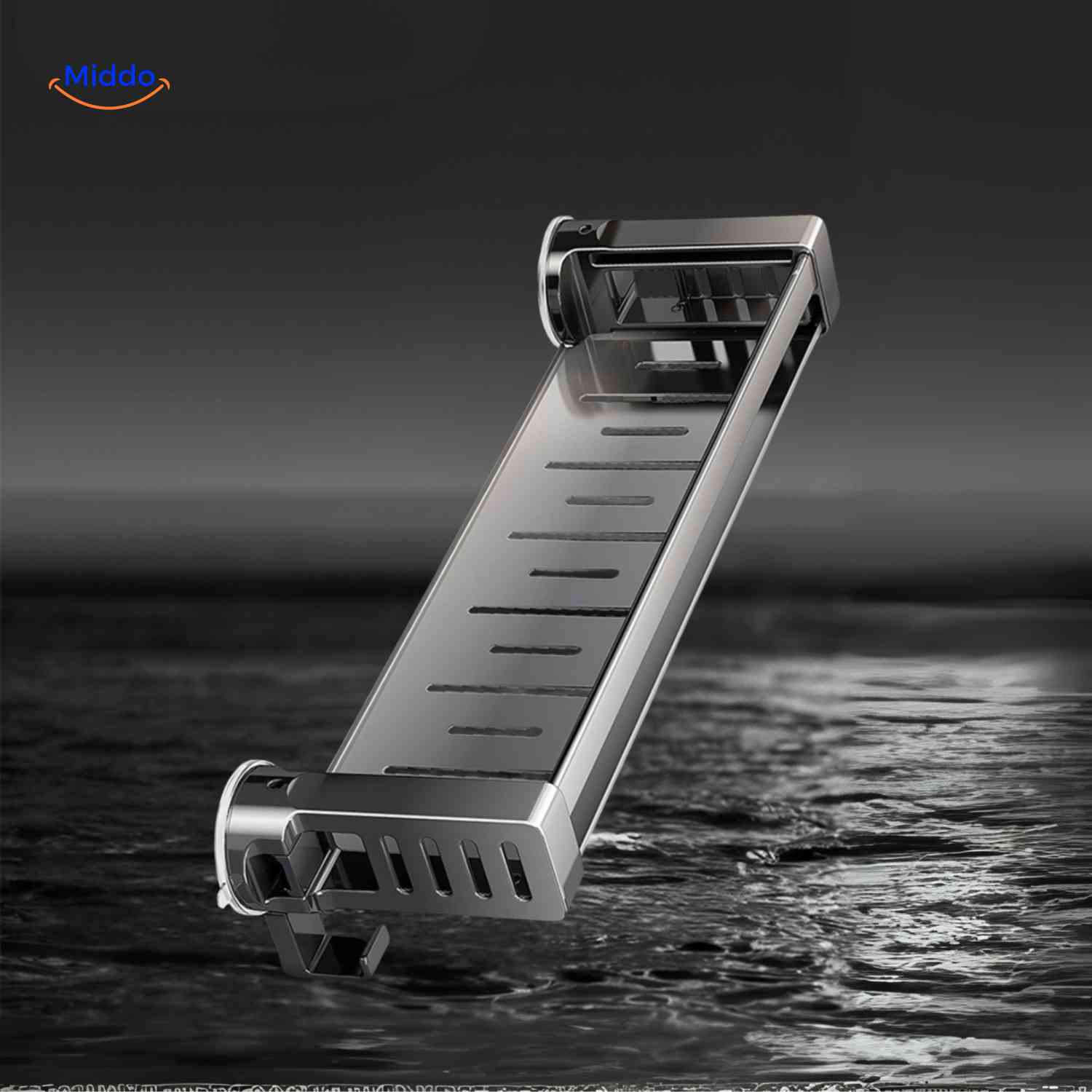 storiva rek wasserdicht RVS Badezimmerregal mit modernem Design www.middo.nl
