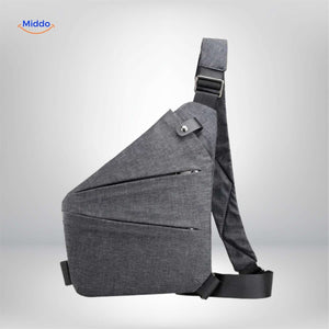 Stratos Umhängetasche Grau – Leichte Sling Bag von Middo Entdecke die Stratos Umhängetasche in elegantem Grau. Diese leichte Sling Bag vereint Stil und Funktionalität. Perfekt für unterwegs – sei es beim Stadtbummel oder beim Urlaub. Kaufe jetzt auf und erlebe den Komfort und die Vielseitigkeit!
