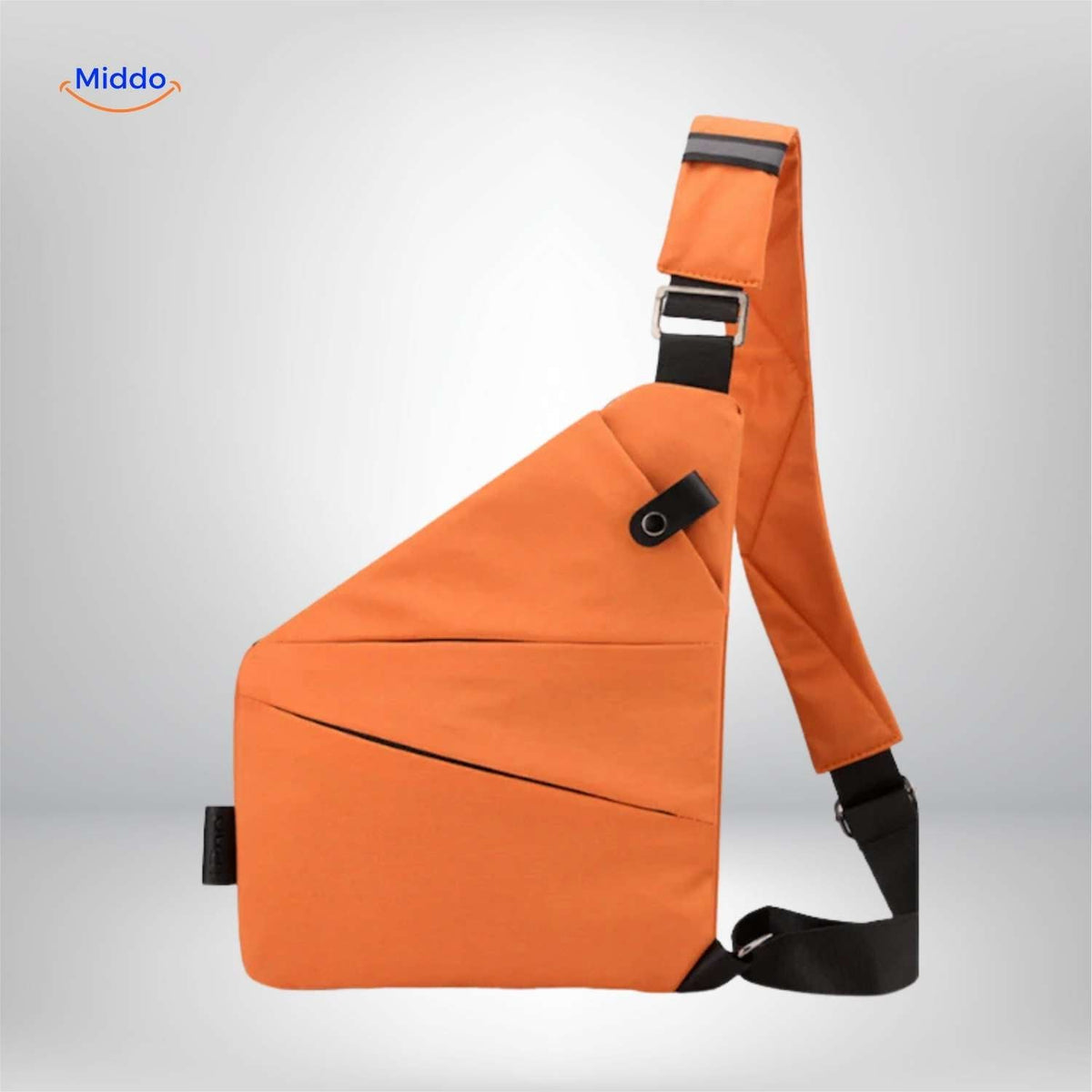 Stratos Umhängetasche in Orange – stilvolle unisex Schultertasche | www.middo.de