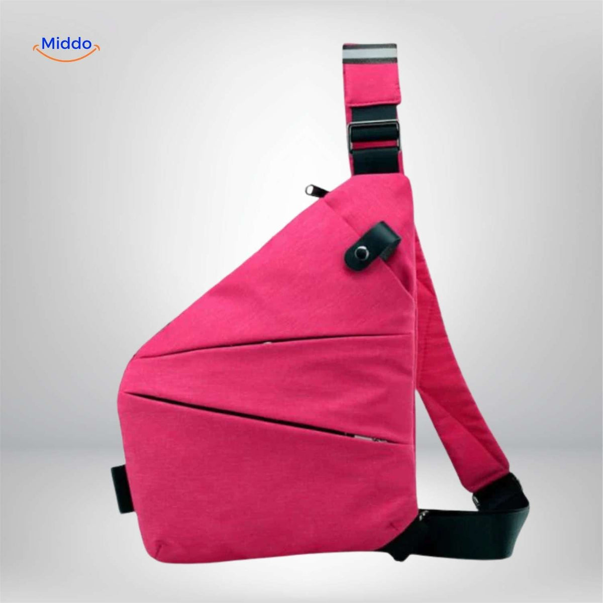 Stratos Umhängetasche in Rosa – kompakte Crossbody-Tasche. Besuchen Sie uns auf