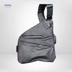 Stratos Unisex Slingbag in Schwarz – Vorderansicht | www.middo.de