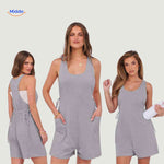 <div>Summiva Jumpsuit Rosa - Drei Modelle mit Taillenkordel und Taschen</div>
<div>www.middo.nl</div>