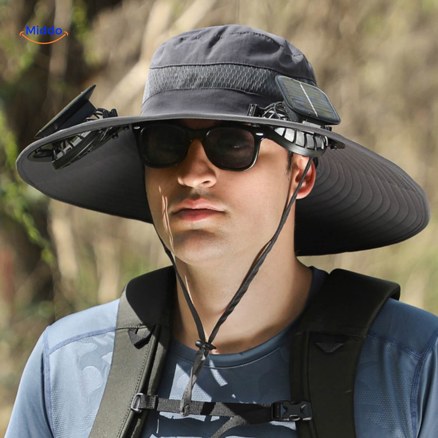 Sunbreeze™ | Solarenergie Betriebener Sonnenhut Mit Breitem Rand Und Schweißableitendem Komfort