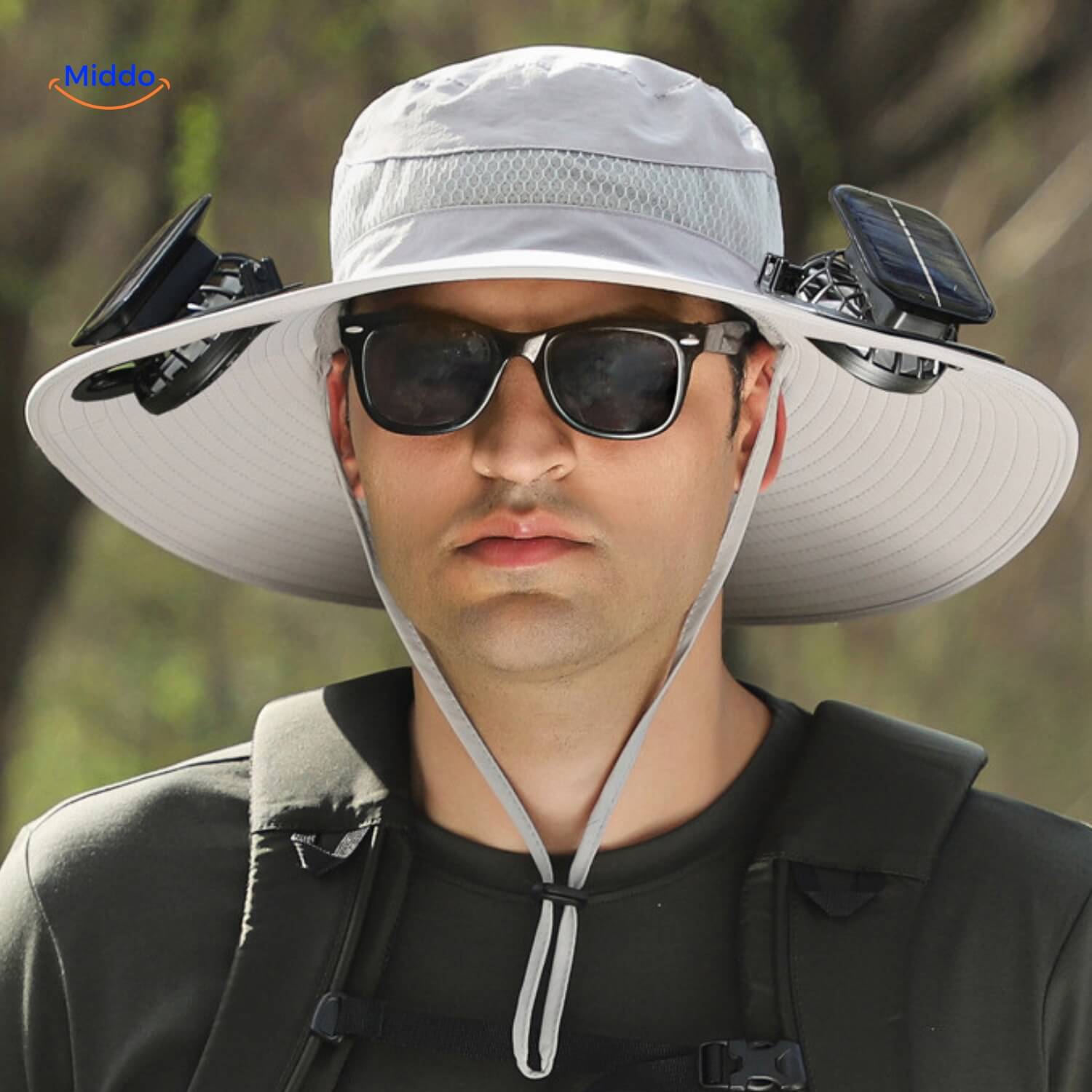 Sunbreeze™ | Solarenergie Betriebener Sonnenhut Mit Breitem Rand Und Schweißableitendem Komfort