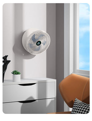 SwiftAir Ventilator an einer Wand in einem modernen Raum montiert