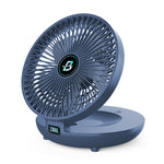 Blaue SwiftAir™ Ventilator vor einem weißen Hintergrund.