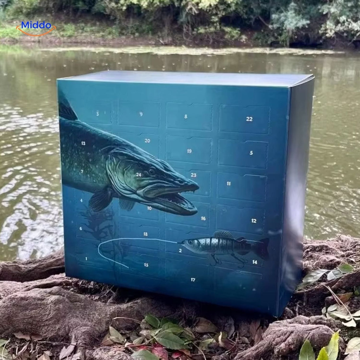 tacklebox Adventskalender Außenszenenaufnahme