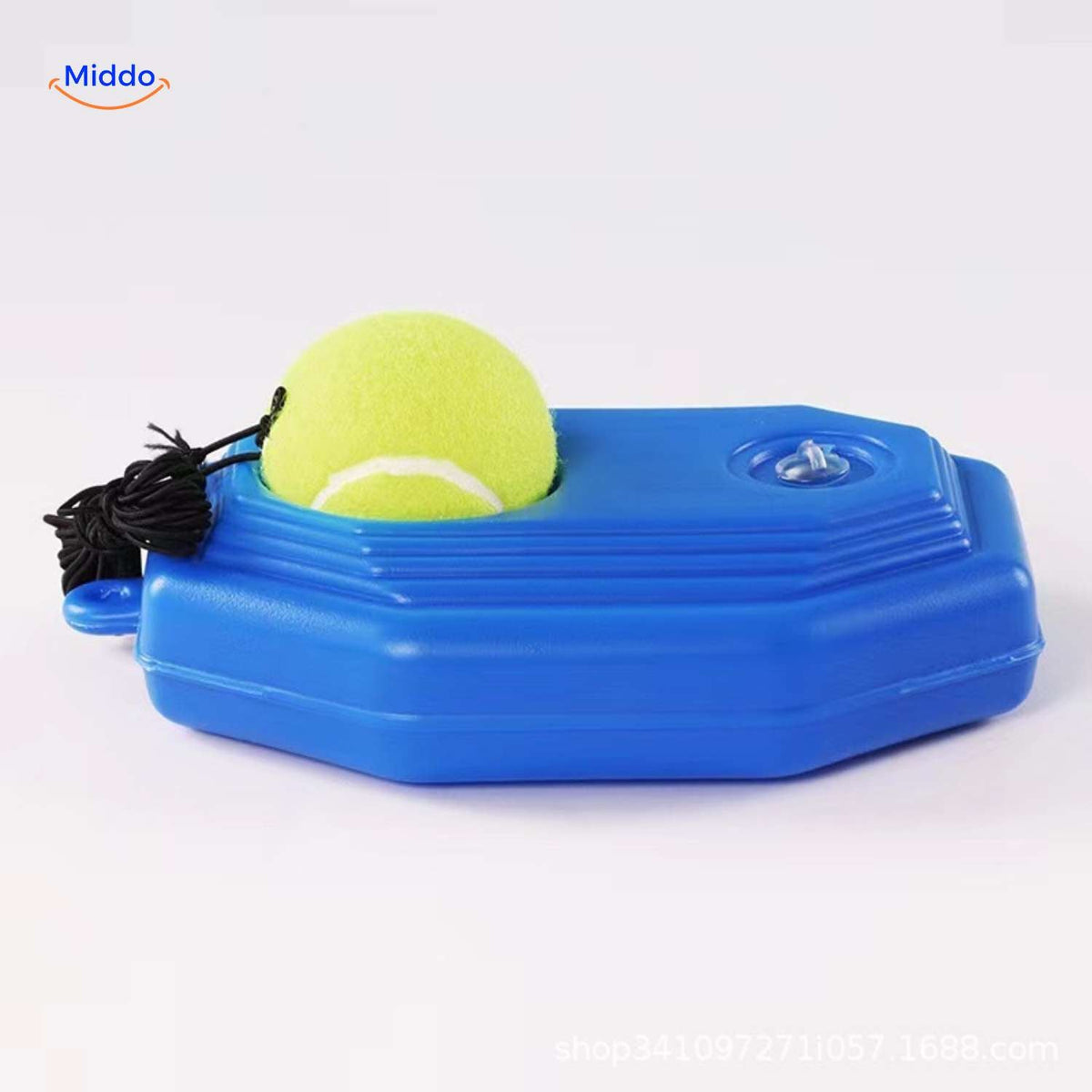 tennispro Trainer kompakte Tennistrainer Basisstation mit Wassergewicht www.middo.de