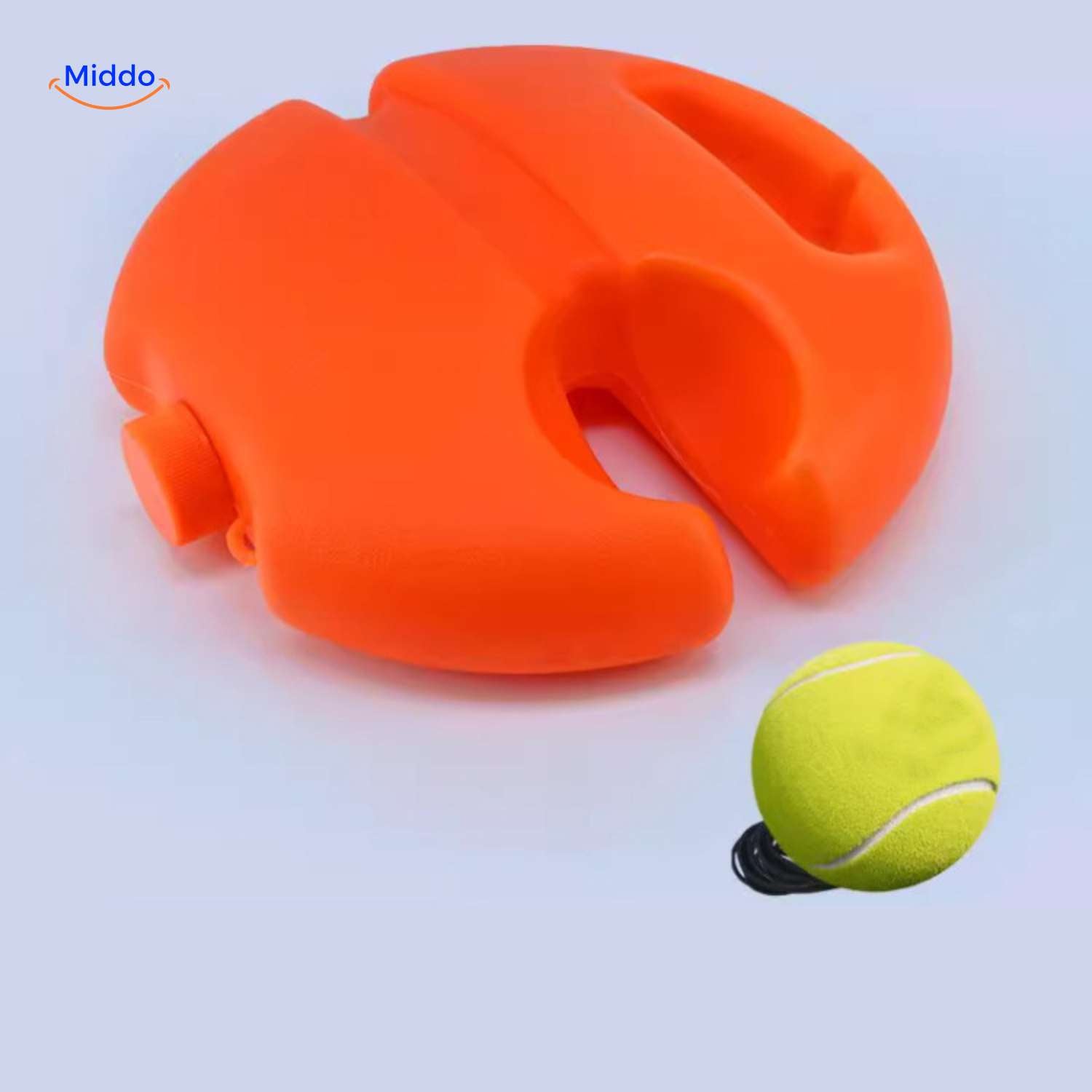 tennispro Trainer Oranje Tennis Trainer Plattform mit Rückschlagball www.middo.nl