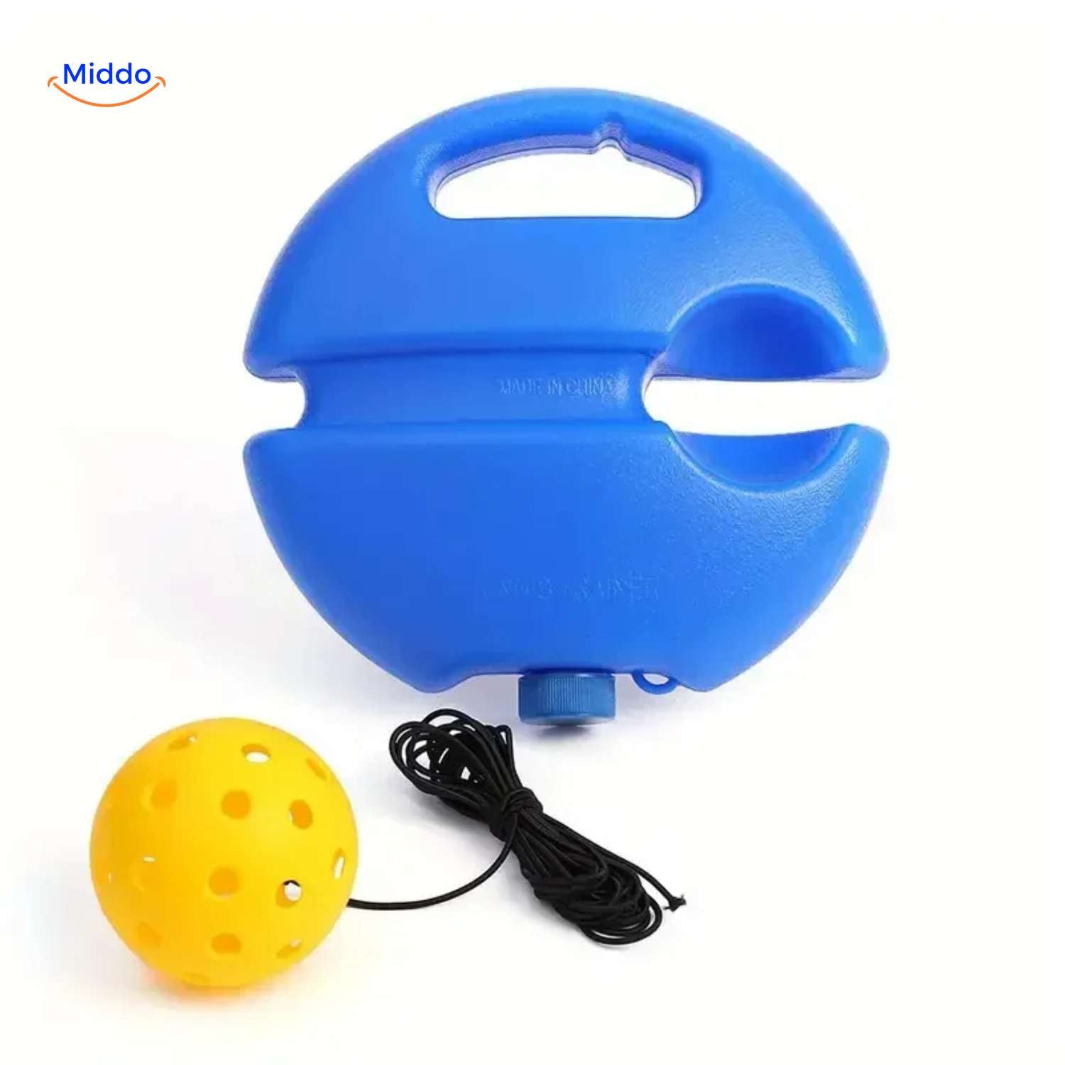 tennispro Trainer Tennis Trainer mit perforiertem gelbem Ball für das Training www.middo.nl