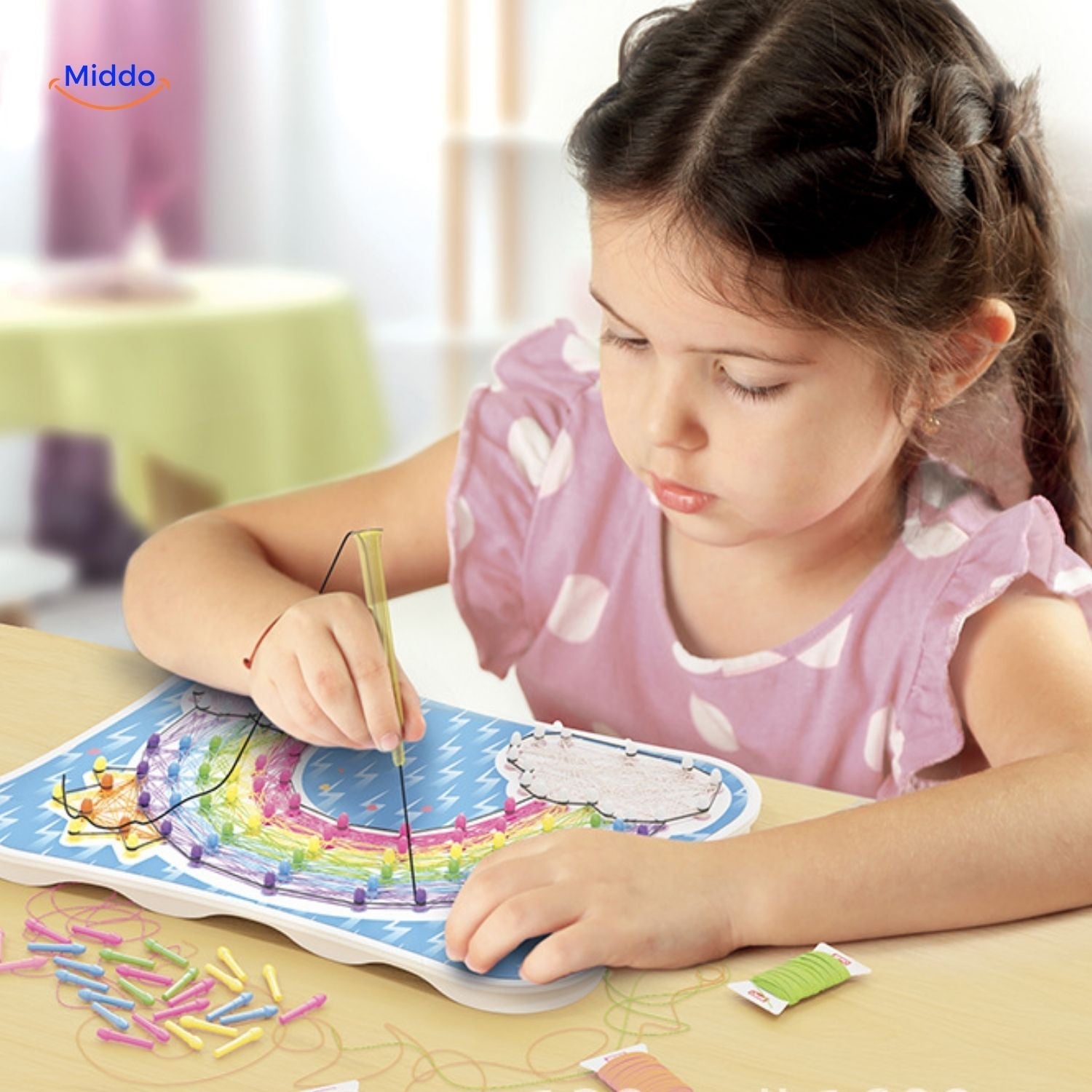 threadart builder draht puzzle bildung kreativität middo