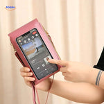 Touchscreen-Handy von Touchscreengo Schultertasche